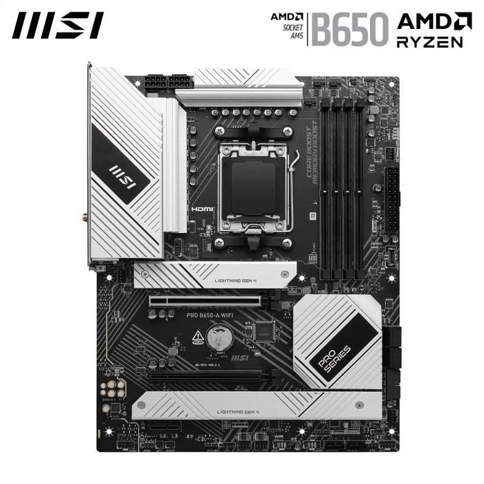 Desktop-Computer - MSI - PRO B650-A WIFI - AM4-Prozessor - 64 GB RAM - Integriertes WLAN