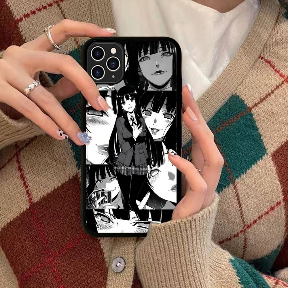Anime Kakegurui Jabami Yumeko Phone Case Silicone PC+TPU For For IPhone 11 12 13 14 15 16 Plus Pro Max Cover