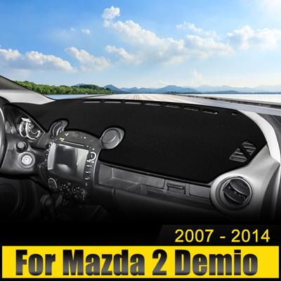 Car Accessories For Mazda 2 Demio 2007 2008 2009 2010 2011 2012 2013 2014 Dashboard Cover Avoid Light Pad Sun Shade Anti-UV Mats