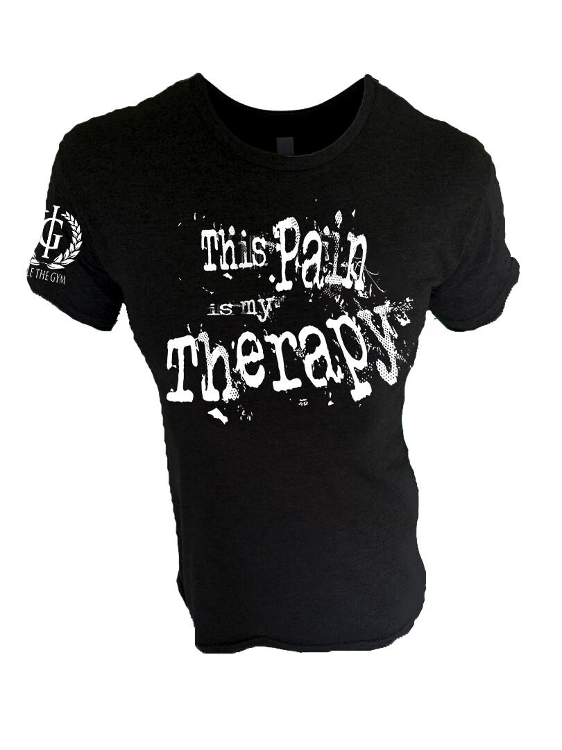 Iron Gods This Pain Is My Therapy Gym T-shirt Pump Cover Gym Shirt Men Gym Tee S