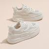 Platform Womens Shoes 2025 Summer New Heightening Mesh Breathable Casual Shoes Fashionable Thick Soled Sneakers