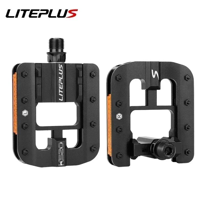 Liteplus bicycle pedal solid aluminum alloy