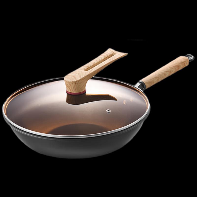 KOBACH 32cm Uncoated Fine Iron Wok