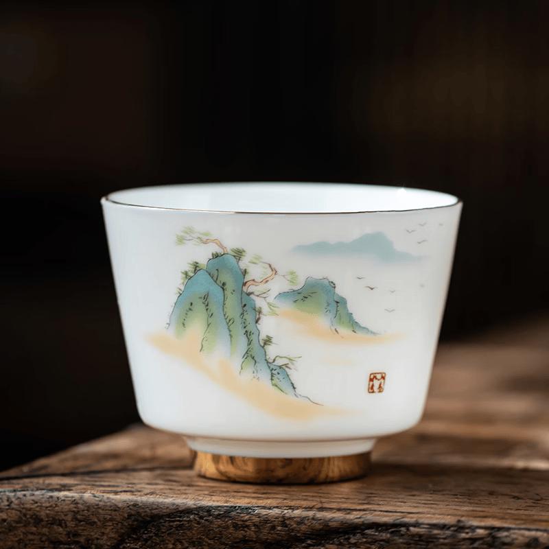 Handmade Ceramic Lacquer Teacup