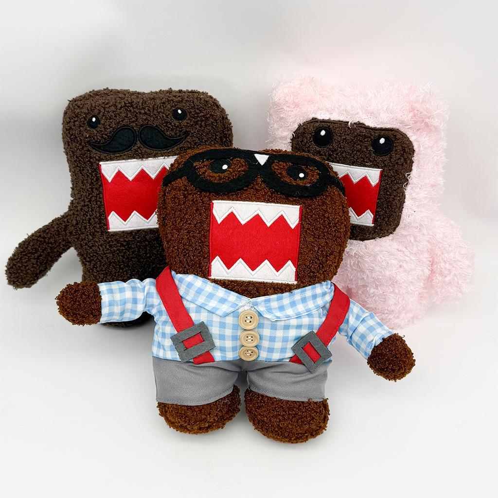 Kawaii Domo Kun Plush Toy Soft Stuffed Animal Doll Funny Kids Gift Birthday Present for Children