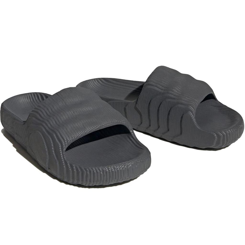 Adilette 22 Sandaler ADILETTE 22 SLIPPERE Grå Svart HP6522 Japan [Adidas] Five/Grey Five/Core 24.5cm