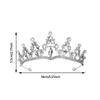 Baroque Vintage Queen Crown Rhinestone Crystal Headbands Bridal Tiara  Wedding Ceremony
