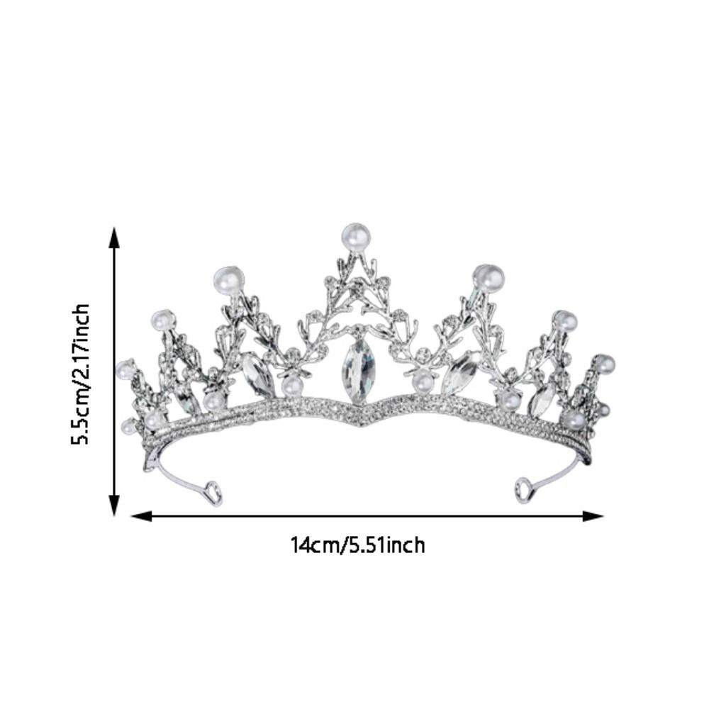 Baroque Vintage Queen Crown Rhinestone Bridal Tiara Wedding Hair Accessories  Pageant Competition