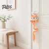 Interactive Cat Toy Plush Animal Toy, Long Tail Chew with Crinkle Sound, Hanging Stuffed Fox Chick Monkey for Indoor Cats Solo or Play Accessory