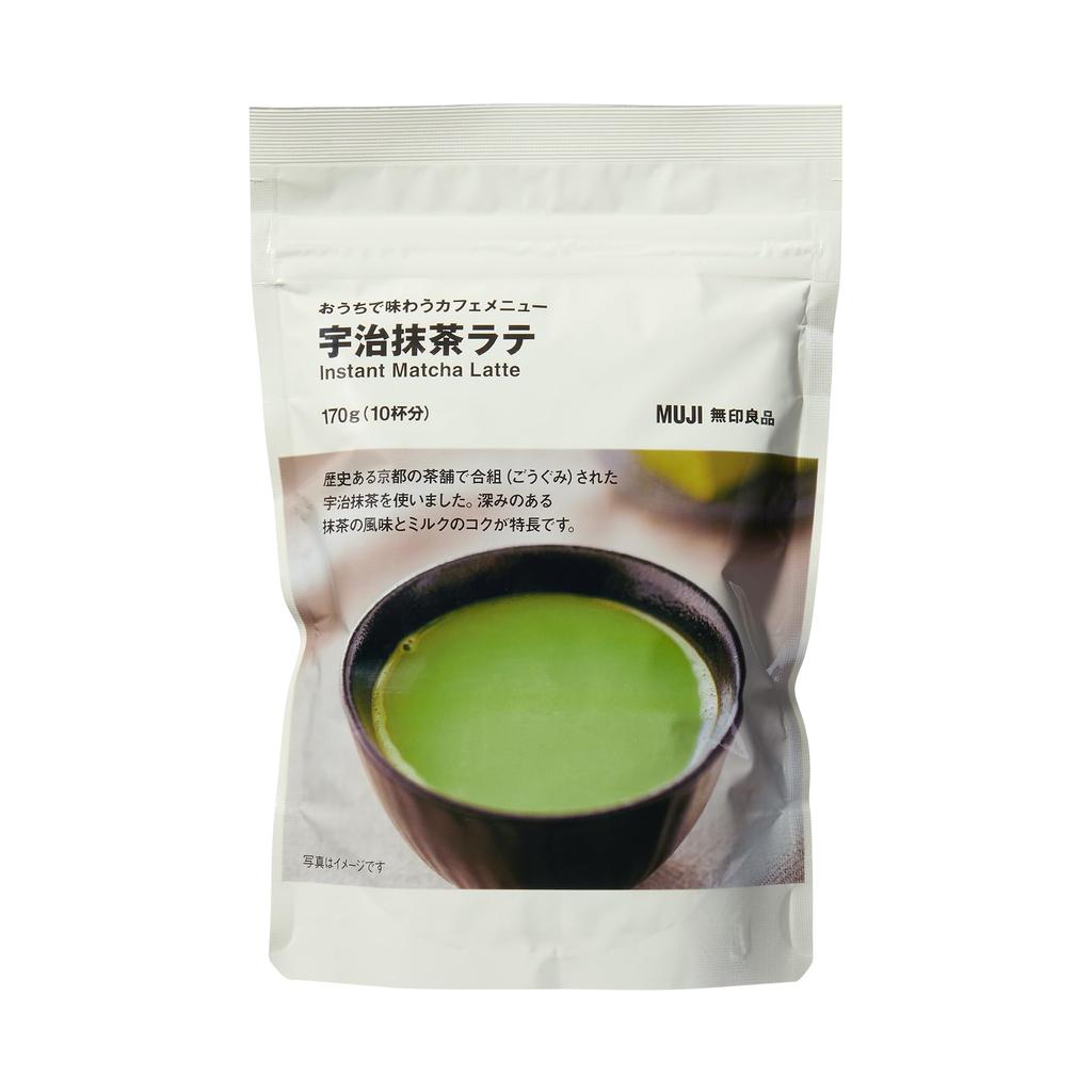 MUJI Uji Matcha Latte, 170g (VBB09A4S), Cafe Menu for Enjoying at Home