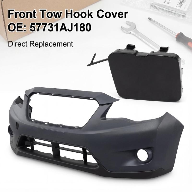 Front Bumper Spoiler Tow Eye Hook Cover Replacement Accessories 57731AJ180 for Select Model