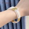 4x10mm 18K Gold Plated Magnetic Tube Beads For Jewelry,Multiple Rows Pearl Necklace Making DIY Accessories,Bracelet Spacer Beads