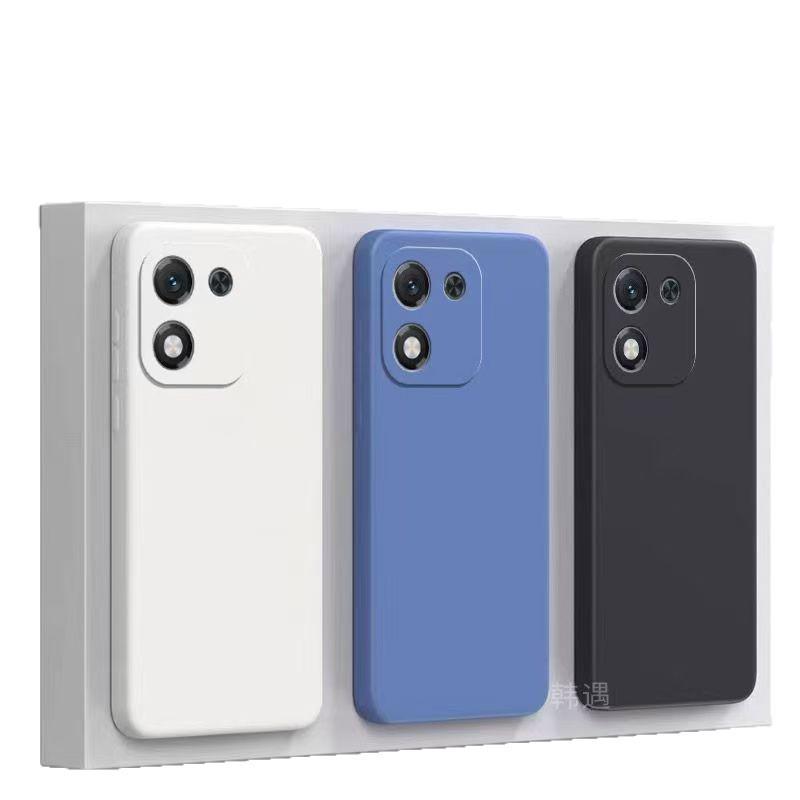 Honor X70i Case: Solid Color, Full Coverage, Anti-Drop, Soft Shell, Straight Edge Design, New Model