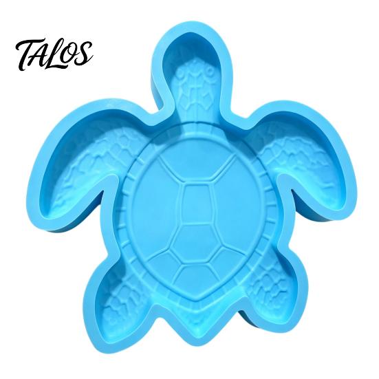 Garden Stepping Stone Form Ocean Themed Silicone Mold for DIY Patio Walkway Path Decor, Reusable Concrete Animal Animals Casting Mold, Sea