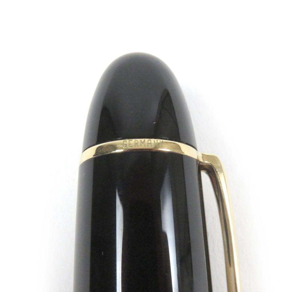Excellent MONTBLANC Fountain Pen Meisterstck 149 Cap Type Black Gold 18K Mens Used