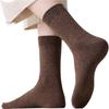 Miiow 92% Wool Women's Mid-Calf Socks Autumn Winter Thickened Fleece Warm Cold-Resistant Maternity Long Socks