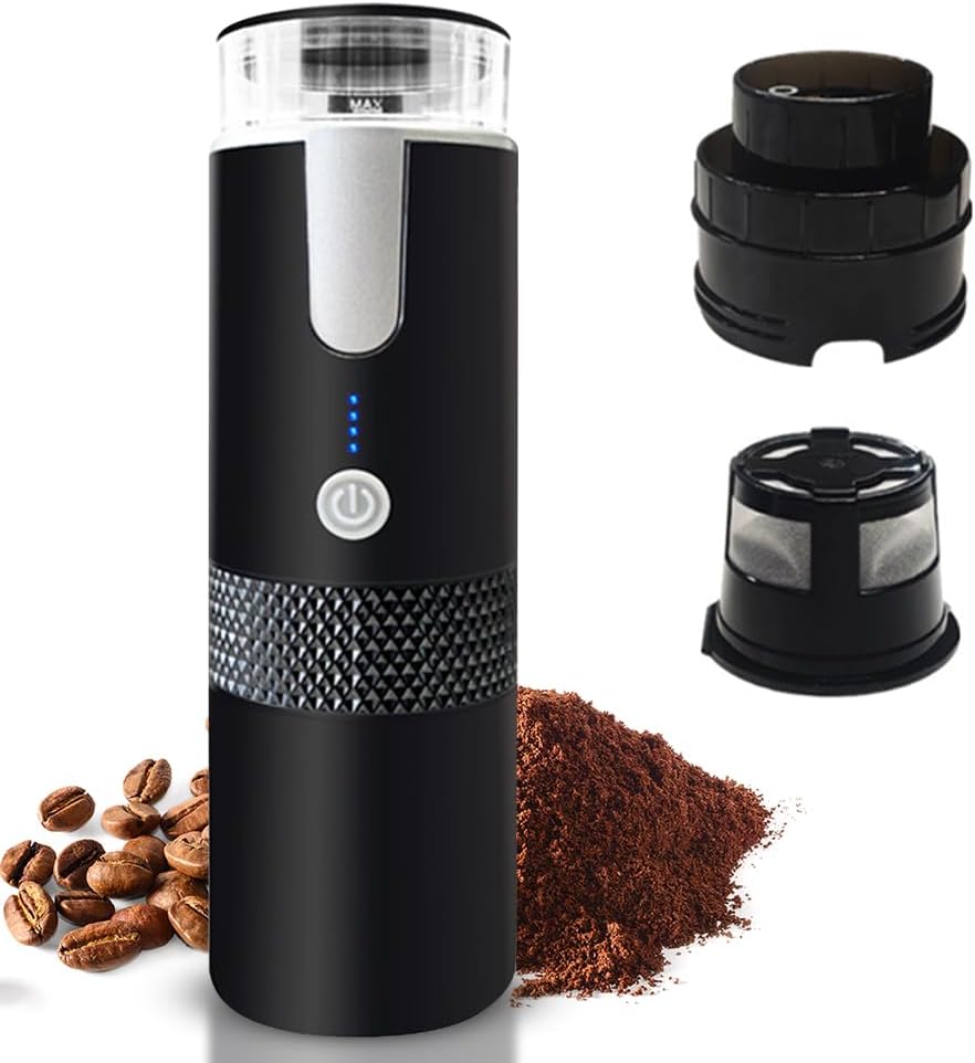 Mini Portable Electric Espresso Coffee Machines Rechargeable Wireless Fully Automatic Handheld Capsule Coffee Machine