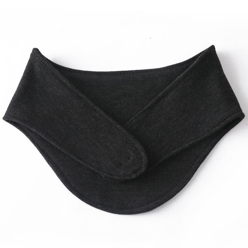 

Женский зимний шарф-манишка для защиты от холода с постоянной температурой Without pockets чёрный