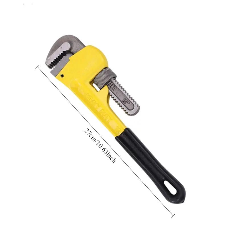 Adjustable Pipe Clamp Multifunction Heavy-duty Pipe Wrench Plumbing Wrench Universal Wrench Household Repair Tool Pipe Pliers