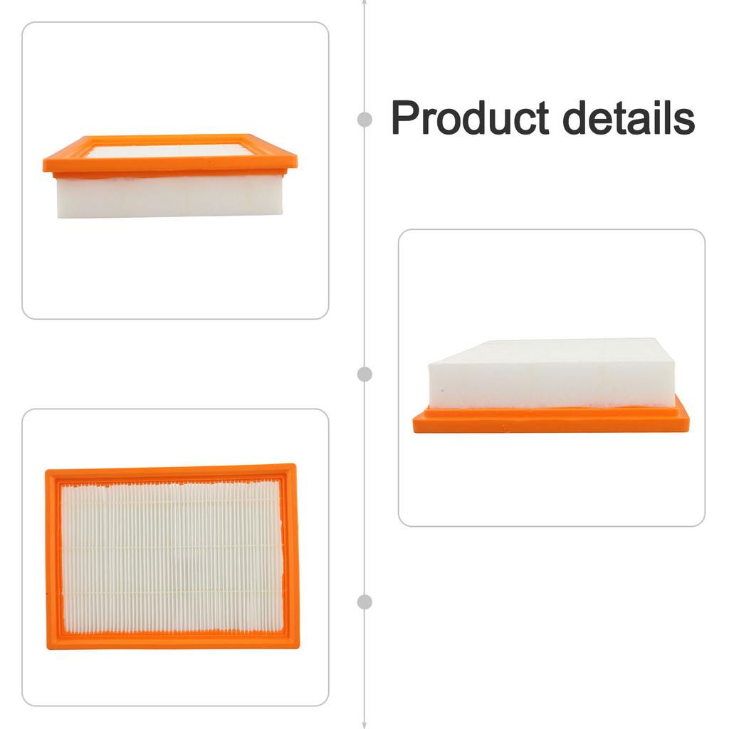 Replacement Filter Power WDV0900 Easy Installation Enhances Indoor Air Quality Fits Wet Dry Vacuums Indoor Cleaning