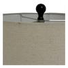 Hill Interiors Sepia Shadows Squat Linen Table Lamp