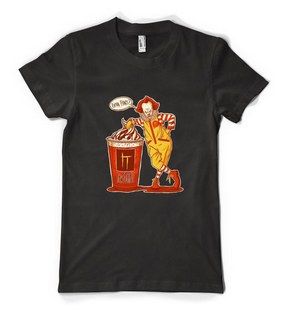 

IT Clown Ronald Macdonald Mashup Extra Floats Personalised Unisex Adult T Shirt XL