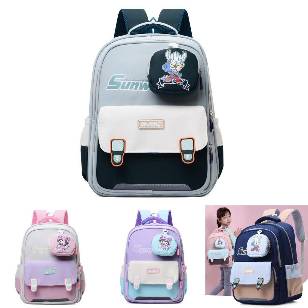 Adorable Kids Backpack Large Capacity Durable Cartoon School Bag For Boys And Girls