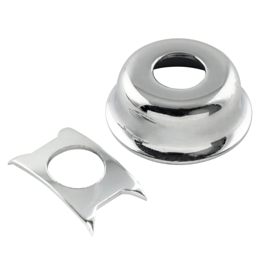 Musiclily Pro Steel Vintage-Style Telecaster Jack Plate for TL Electric Guitars, Chrome