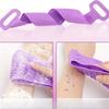 Body Silicone Brush Scrub Body Exfoliating Sponge Brush Bathroom Shower Back Brush Bath Scrub Clean Tool Stain Removal Bath Belt