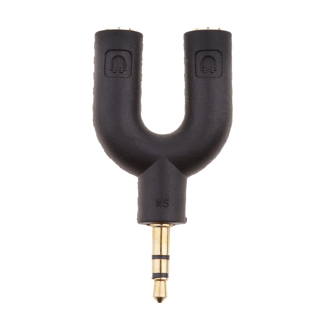 Buy 3.5mm Double Jack U Shaped Audio 