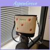 Stylish Woven Bucket Bag For Women Casual Summer Crossbody Tote In Khaki And Beige