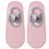 1 Pair Women Nonslip Grip and Straps Bandage Cotton Yoga Socks Low Cut Socks for Pilates Barre Ballet Barefoot Workout