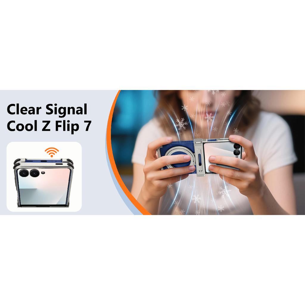 Oatsbasf Metal Phone Case for Samsung Galaxy Z Flip 7 with Stand 360°Rotation Magnetic Bumper Thin Shockproof Protective Cover