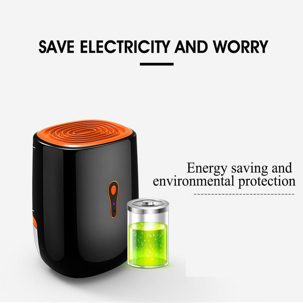 800ML Low Noise Dehumidifier Mini Portable Dryer Anti-Mildew Purification 25W Portable Cleaning Device Air Dryer Moisture