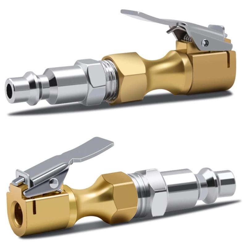 Professional Quick Release Brass Air Hose Connector Coupler Suitable For Fast Inflation On Vehicle And Bikes Motorcycles