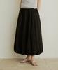 ADAUL Banding Balloon Long Skirt - Black