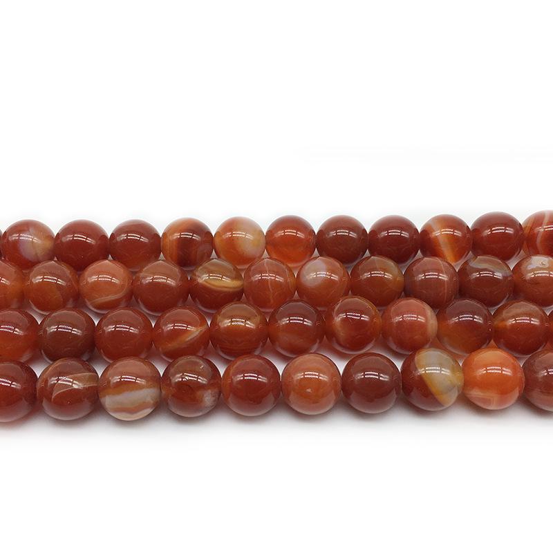 Blue Agate Starry Sky Chalcedony Beads for DIY Handmade Round Earrings