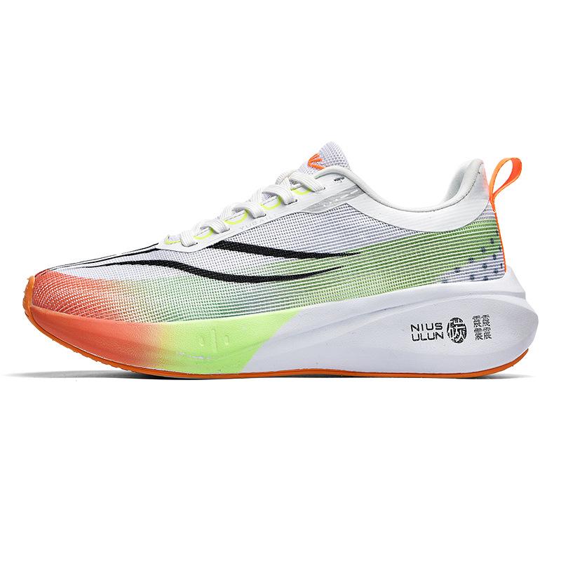 High-quality Flying Electric Carbon Board Racing Training Shoes Red Rabbit Breathable Shock Absorption Rebound Professional Marathon Sports Shoes