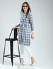 Monte Carlo Women's Check Collar Neck Tunic