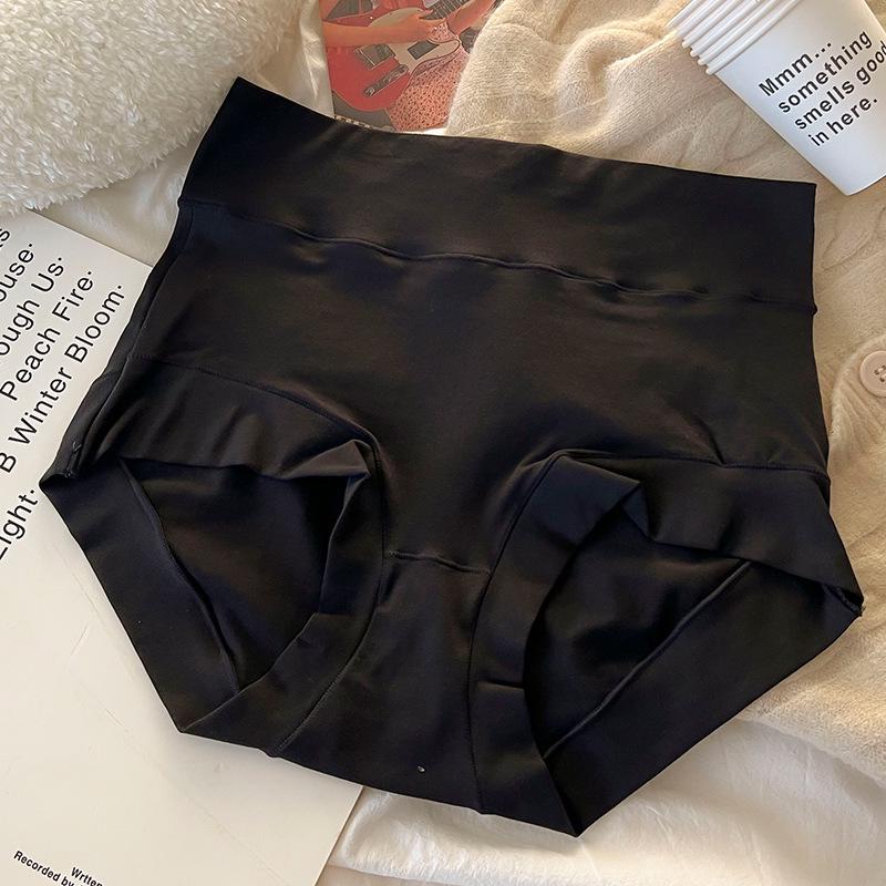 

High Waist Tummy Control Cotton Panties for Women – Slimming, Hip & Butt Lift Shapewear XL (65-75 kg) чорний