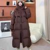 Down Cotton-padded Jacket Thick and Loose Korean Long Winter Cotton-padded Jacket That Reaches The Knees
