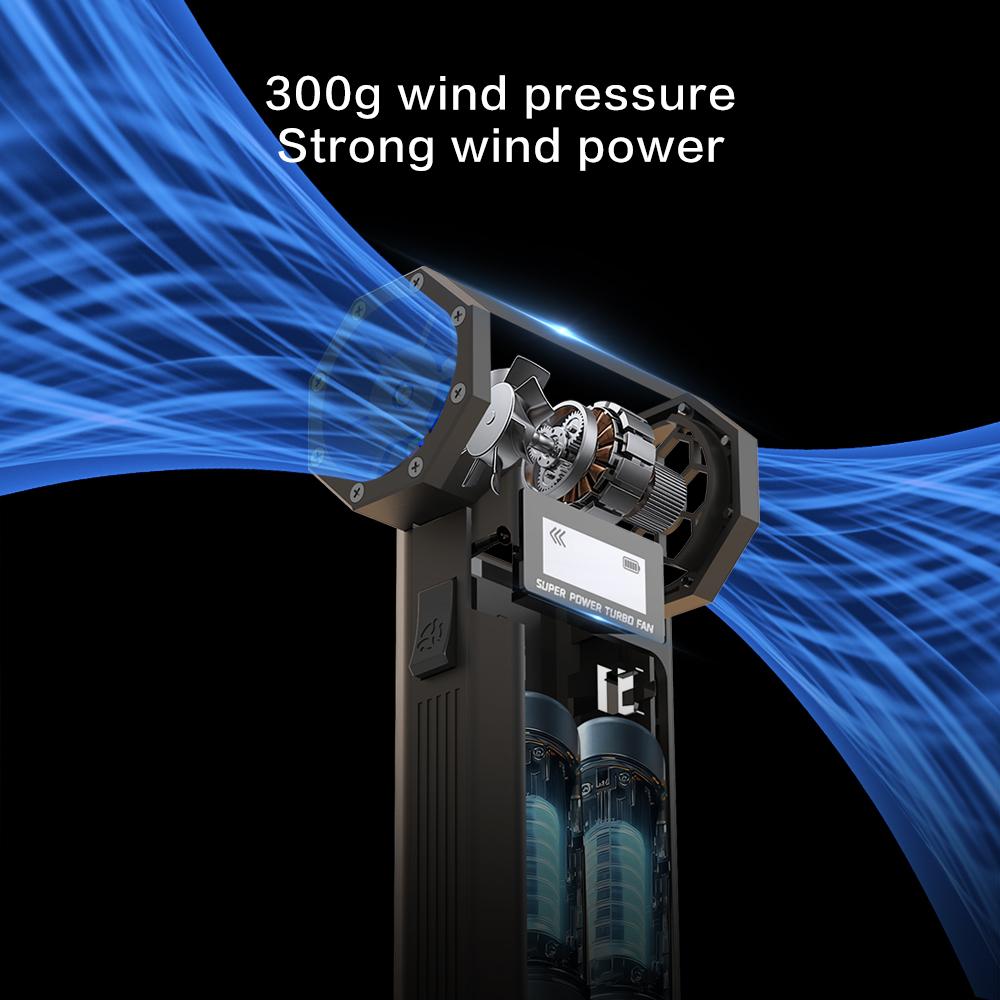 990000RPM Hurricane Dust Blower Wireless Compressed Air Duster High-speed Violent Fan 4-Speed Adjustable Turbo Jet Blower