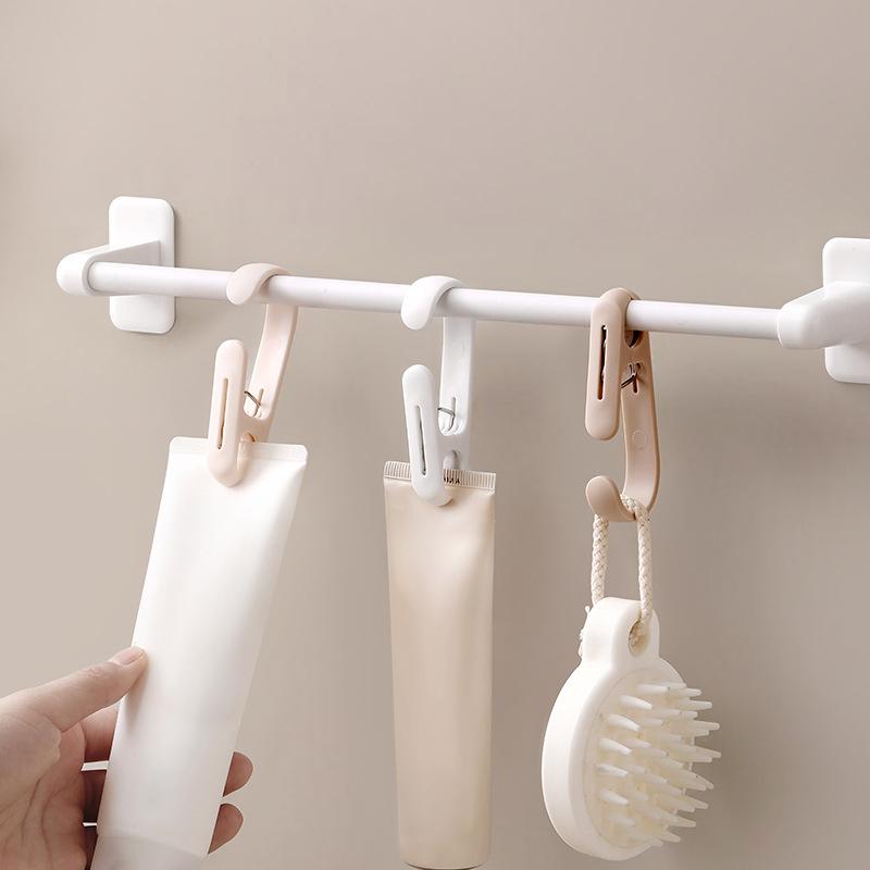 10pcs Plastic Clothespins Strong Anti-Rust Beach Towel Clips Windproof Laundry Clothespins Fixed Peg for Towel Coats Socks