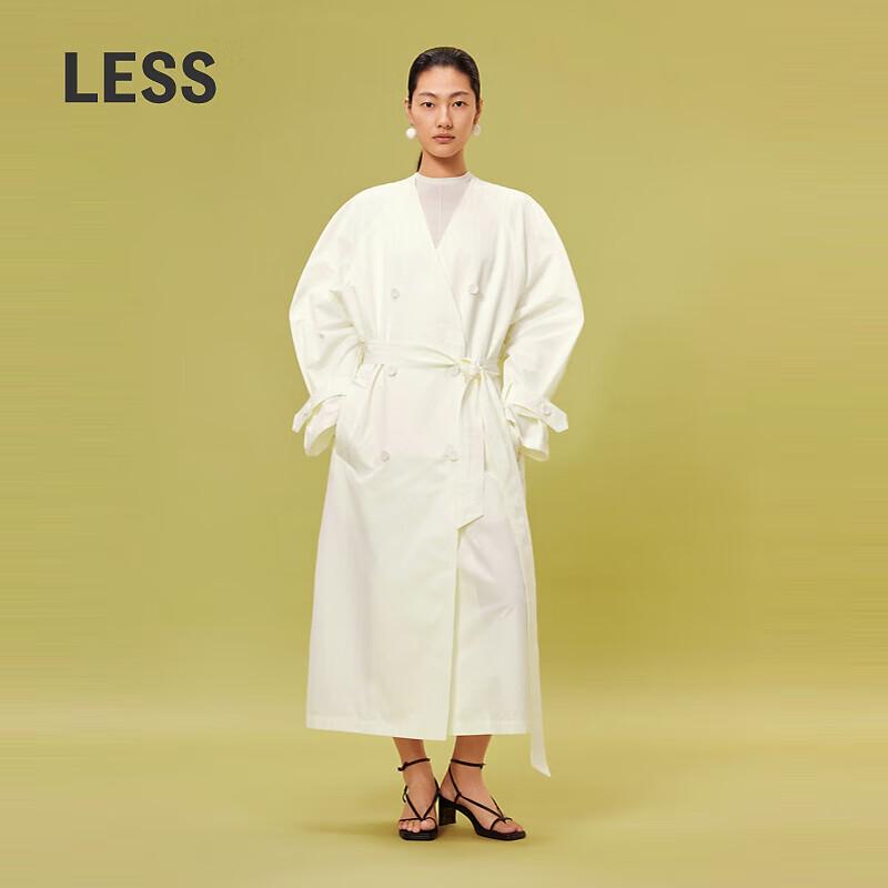 Less Весенний повседневный свободный длинный тренч 2024 XS