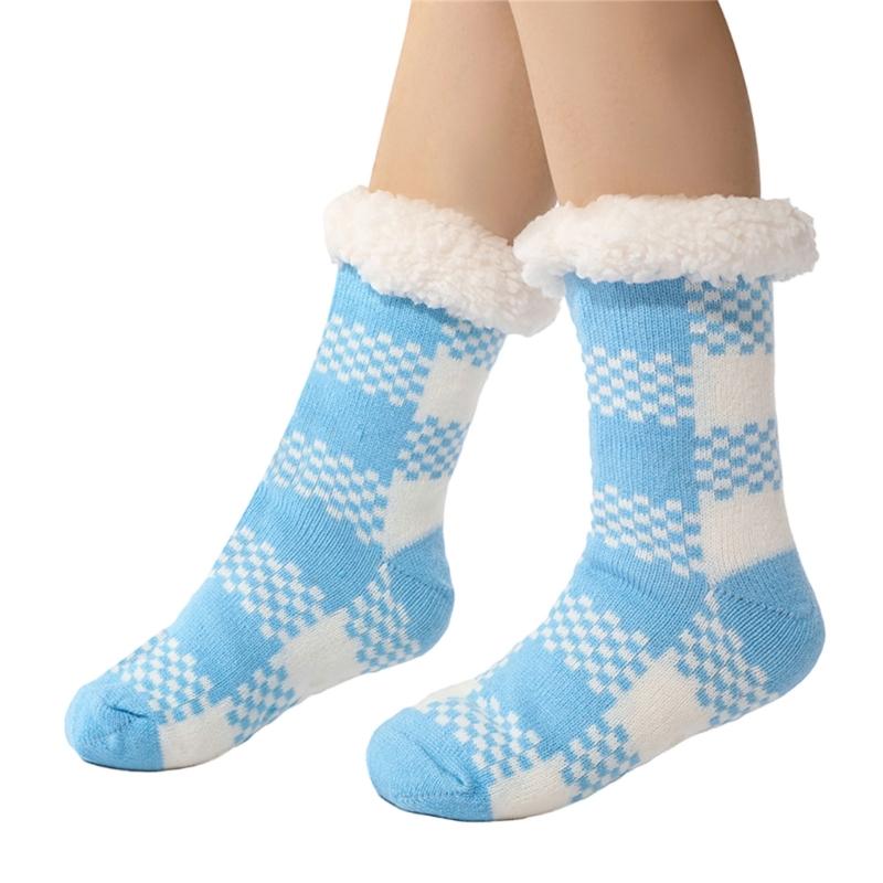 Comfortable Warm Acrylic Floor Socks for Women Offering Insulation and Softness During Winter Home or Office Activity