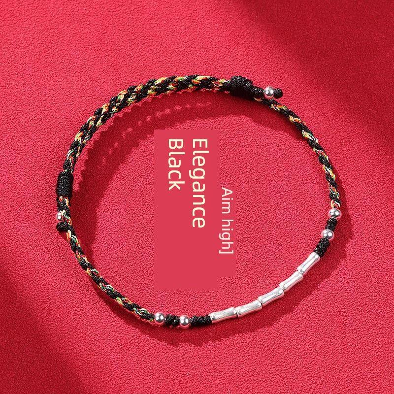 Postgraduate Entrance Examination Ashore Bracelet Bamboo Woven Red Rope Good Luck Koi Exam Lucky Carrying Strap Gift Boys and Girls Festival High