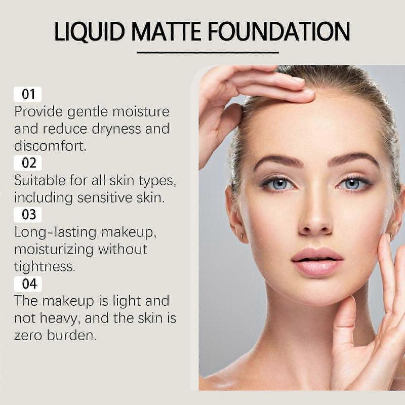 Eelhoe Light Transparent Concealing Foundation Moisturizing Concealer Makeup Natural Light Facial Foundation