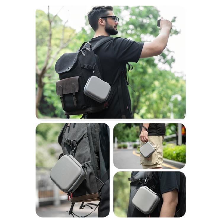 Portable Camera Storage Box Featuring Strap Attachment Water Resistant Impact Proof Pouches Organizers For Easy Carry