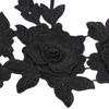 Clothes Accessory Rose Flower Applique Handmade DIY Crafts Cloth Patch Lace Fabric Cloth Applique Women