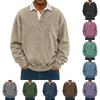 Herr  Fritid  Nedvikt krage  Långärmad  Pullover  Huvtröja
